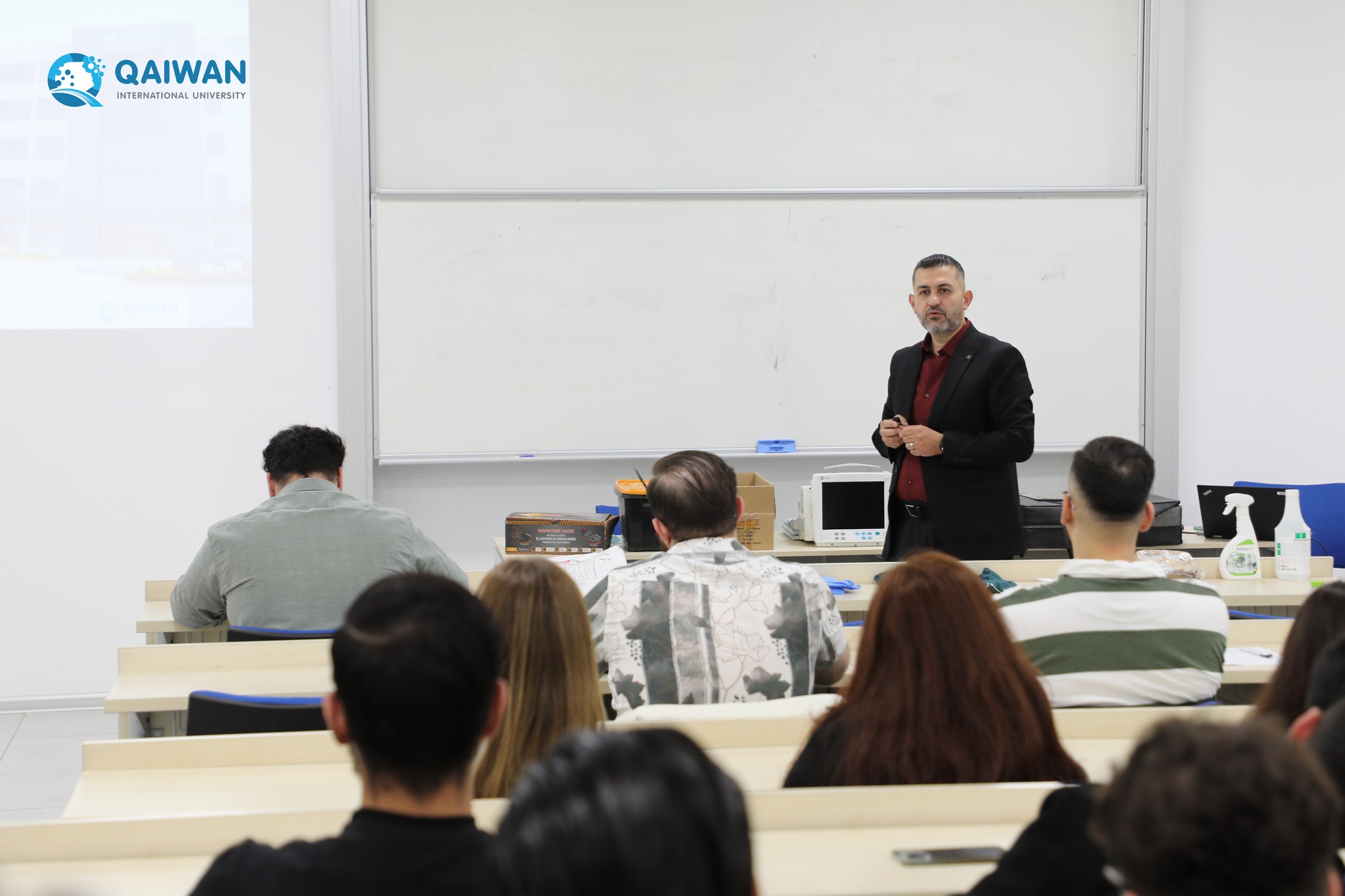 Biomedical Engineering Department of Faculty of Engineering and Computer Science organized an Industrial Talk by Eng. Mr. Sarwat Rashid from Galala Company